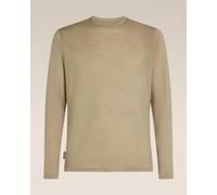 Icebreaker Blend 125 Cool Lite Long Sleeve T-Shirt Beige - M
