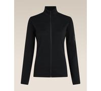 Icebreaker Blend 300 RealFleece Descender Jacket Black Women - S