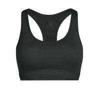 Icebreaker - Breathable bra - W Merino 125 ZoneKnit Racerback Bra Black for Women in Wool - Size M Black M