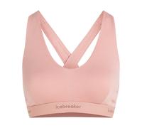 Icebreaker - Breathable bra - W Merino Blend 125 Cool-Lite Sprite Racerback Bra Blush for Women in Wool - Size 7-8,5 UK - Pink Pink 7-8.5 UK