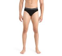 Icebreaker ICEKQ Men Anatomica Briefs Underwear - Black/Monsoon, S