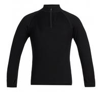 Icebreaker - Kids 260 Tech L/S Half Zip - Merino base layer size 4, black