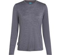 Icebreaker - Lightweight merino wool hiking T-shirt - W Merino Blend 125 Cool-Lite Sphere LS Tee Midnight Navy Heather for Women in Wool - Size S Navy S