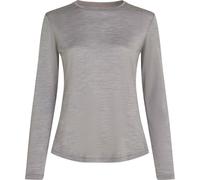 Icebreaker - Long-sleeved merino wool T-shirt - W Merino 125 Cool-Lite Sphere III LS Tee Metro Heather for Women - Size L - Grey Grey L