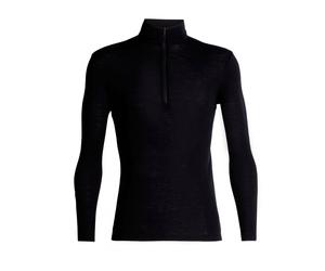 Icebreaker Men's 175 Everyday Long Sleeve Half Zip Colour: Black, Size: S