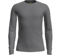 Icebreaker Men’s Merino Anatomica Long Sleeve Crewe T-Shirt - Jet Heather - Large