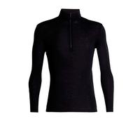 Icebreaker - Thermal underwear/base layers - Mens 175 Everyday LS Half Zip Black for Men, in Wool Black M