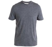 Icebreaker Merino 150 Tech Lite III short sleeve dark grey base layer top - M
