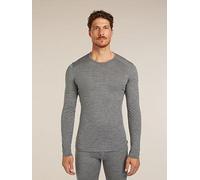 Icebreaker 200 Oasis Merino Long Sleeve Base Layer Grey S Men