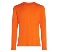 Icebreaker Mens 200 Oasis Long Sleeve Crewe Base Layer Top Orange M