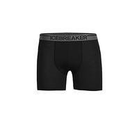 Icebreaker Men's Anatomica Boxers - Boxer Shorts - Merino Wool Underwear - Black, M