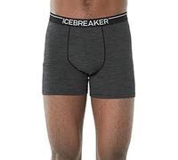 Icebreaker Men's Anatomica Boxers - Boxer Shorts - Merino Wool Underwear - Gritstone Heather, M