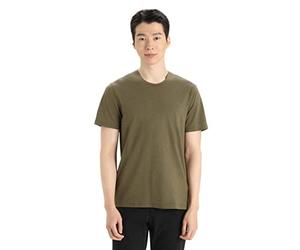 Icebreaker Men's Central Classic SS T-Shirt for Everyday Use, Adventure, Gym & Training - Loden, M