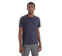 Icebreaker Men's Central Classic SS T-Shirt for Everyday Use, Adventure, Gym & Training - Midnight Navy, XL
