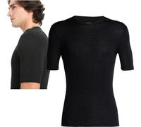 Icebreaker Men's Everyday 175 Merino Wool Short Sleeve Tee {IC-104482} - Black - X-Large