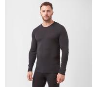 Icebreaker Men's Everyday Long Sleeve Merino Crew Neck Top, Black M