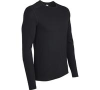 Icebreaker Men's Icebreaker Merino 200 Oasis Long Sleeve Base Layer Crew {IC-104365} - Black - XX-Large