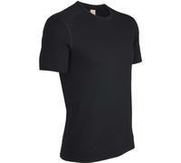 Icebreaker Men's Icebreaker Merino 200 Oasis Short Sleeve Base Layer {IC-104509} - Black - Small - Merino Wool