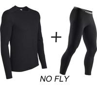 Icebreaker Men's Merino 200 Oasis Crew Base Layer COMBO - Black {No Fly} - XX-Large