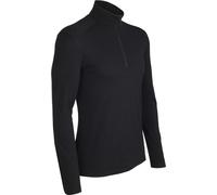 Icebreaker Men's Merino 200 Oasis Half Zip Base Layer {IC-104367} - Black - Large