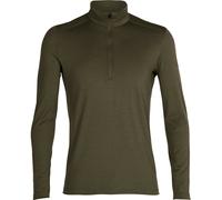 Icebreaker Men's Merino 200 Oasis Half Zip Base Layer {IC-104367} - Loden Olive Green - Small