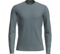 Icebreaker Mens 200 Oasis Long Sleeve Crewe Baselayer Blue Ash