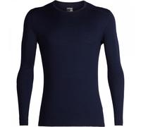 Icebreaker Mens Merino 200 Oasis Long Sleeve Crewe Thermal Top Midnigh 2XL