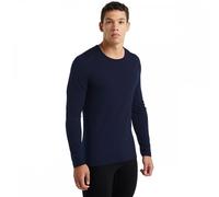 Icebreaker - Thermal underwear/base layers - Mens 260 Tech LS Crewe Midnight Navy for Men, in Wool Navy XXL
