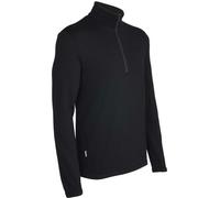 Icebreaker Men's "Original" 320GSM Long Sleeve Half Zip Midlayer {IC-100871} - Black - X-Large