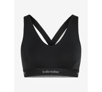 Icebreaker Merino 125 Cool-lite Sprite Racerback Sports Bra Black XL Woman