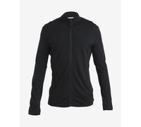 Icebreaker Mer 260 Quantum Full Zip Long Sleeve Jacket Pure Black - S