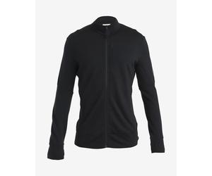 Icebreaker Mer 260 Quantum Full Zip Long Sleeve Jacket Pure Black - S