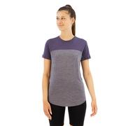 Icebreaker Merino 125 Cool-lite Sphere Iii Colour Block Short Sleeve T-shirt Grey L Women