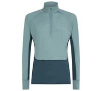 Icebreaker - Merino 125 Zoneknit L/S Half Zip - Merino base layer size XXL, turquoise