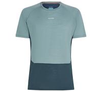 Icebreaker - Merino 125 ZoneKnit S/S Crewe - Merino base layer size XL, turquoise