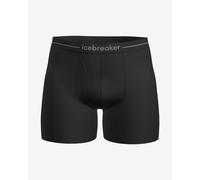 Icebreaker Mens Anatomica With Fly Boxer Briefs Black Size XXL