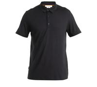 Icebreaker - Merino 150 Tech Lite III S/S Polo - Merino shirt size XS, black