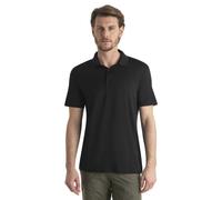 Icebreaker - Merino 150 Tech Lite III S/S Polo - Merino shirt size L, black