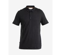 Icebreaker Merino 150 Tech Lite Polo short sleeve pure black - L