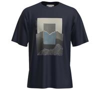 Icebreaker Merino 150 Tech Lite Relaxed Mountain Shift Short Sleeve T-shirt Blue S Men