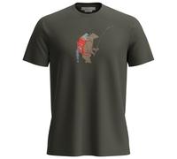 Icebreaker - Merino 150 Tech Lite S/S Tee Bear Catch - Merino shirt size M, black