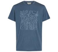 Icebreaker - Merino 150 Tech Lite S/S Tee Great Heights - Merino shirt size L, blue