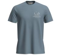 Icebreaker Merino 150 Tech Lite Peaceful Pass Short Sleeve T-shirt Blue M Men