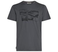 Icebreaker - Merino 150 Tech Lite S/S Tee The Climb - Merino shirt size S, blue