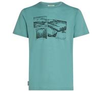 Icebreaker - Merino 150 Tech Lite S/S Tee The Climb - Merino shirt size XXL, turquoise