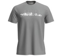 Icebreaker Merino 150 Tech Lite The Peaks Short Sleeve T-shirt Grey S Men