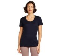 Icebreaker Merino 150 Tech Lite Scoop Short Sleeve T-shirt Blue L Woman