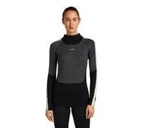 Icebreaker - Women's Merino 200 Oasis+ L/S High Neck - Merino base layer size XS, black