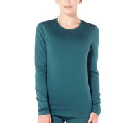 Icebreaker - Merino Wool Base Layer - W Merino 200 Oasis LS Crewe Midnight Navy for Women in Wool - Size 3-4,5 UK Navy 3-4.5 UK