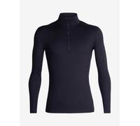Icebreaker Merino 200 Oasis Long Sleeve Half Zip Base Layer Top navy blue - XL